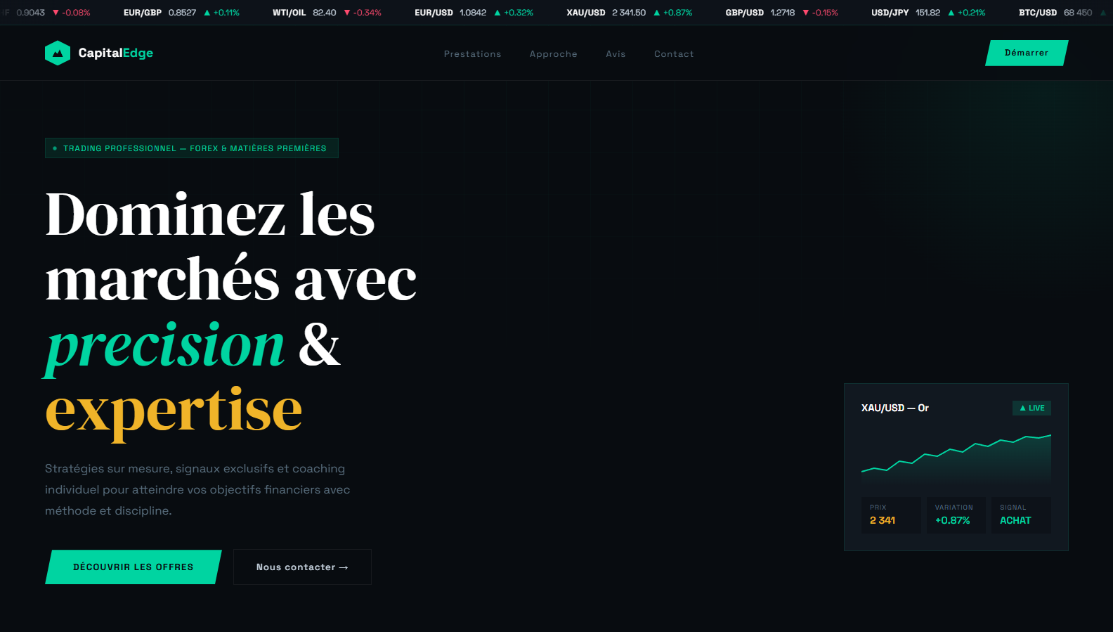 Agence de trading